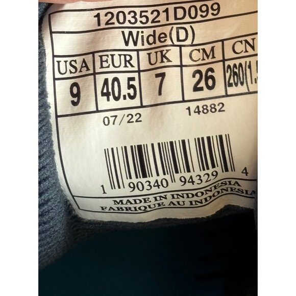 Brooks Addiction GTS 15 Running  Women's Shoes Size 9 Gray & Blue.NO INSOLES - Picture 10 of 13